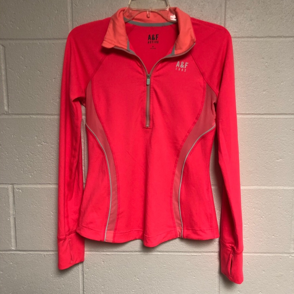 A&F Active Pullover. M. Hot Pink. - Picture 6 of 8